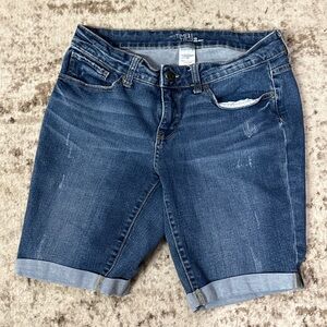 Time and Tru Dark Blue Jean Shorts